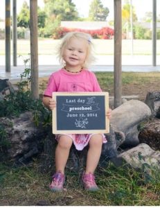 preschool chalkboard